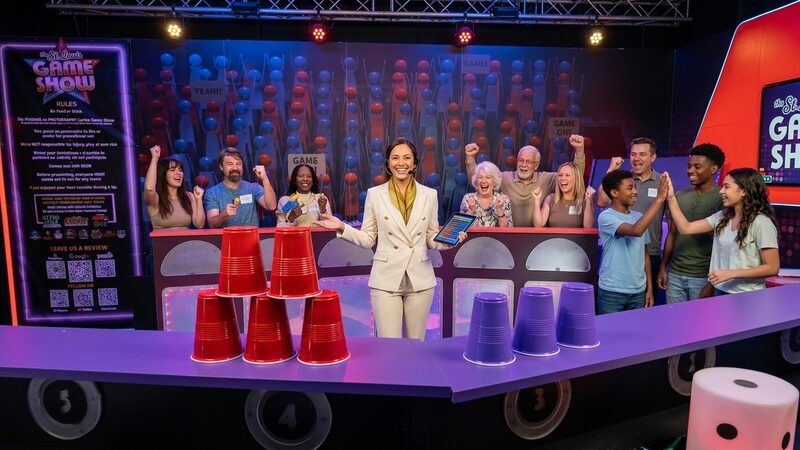 Family and friends game show activity in St. Louis